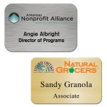 Full Color UV Print 2-Ply Badges Rectangle